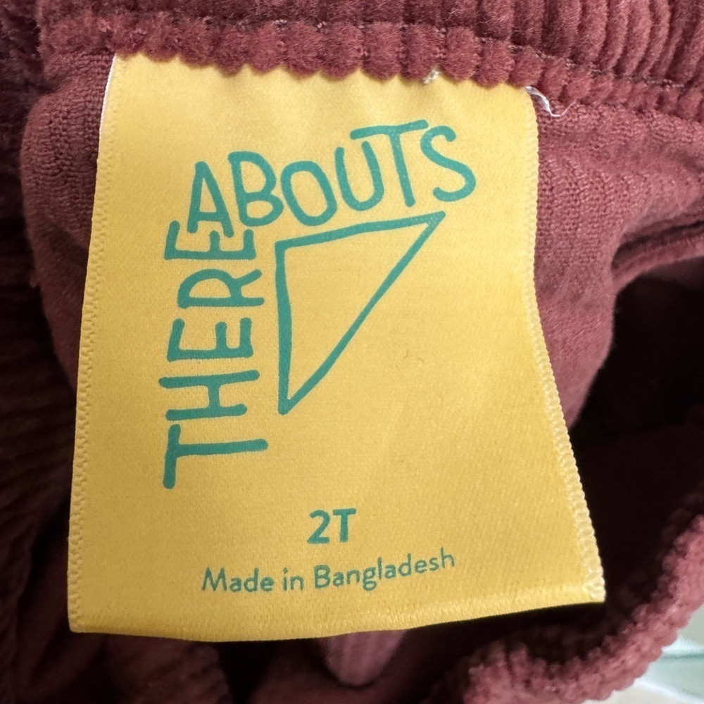 There Abouts 2T Girls Brown Corduroy Fall Skirt - Picture 5 of 5